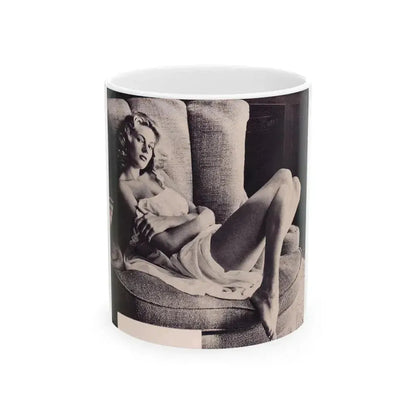 Anita Ekberg #302 (Vintage Female Icon) White Coffee Mug 11oz - Go Mug Yourself