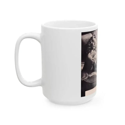 Anita Ekberg #302 (Vintage Female Icon) White Coffee Mug - Go Mug Yourself