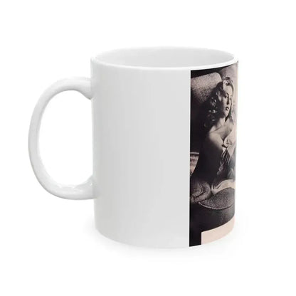 Anita Ekberg #302 (Vintage Female Icon) White Coffee Mug - Go Mug Yourself