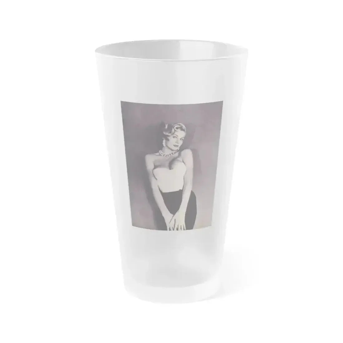 Anita Ekberg #303 (Vintage Female Icon) Frosted Pint Glass 16oz 16oz Frosted - Go Mug Yourself