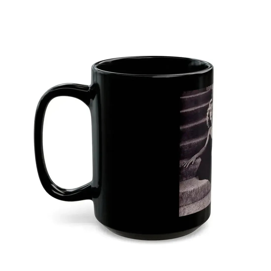 Anita Ekberg #304 (Vintage Female Icon) Black Coffee Mug - Go Mug Yourself