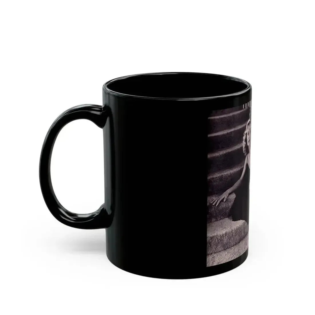 Anita Ekberg #304 (Vintage Female Icon) Black Coffee Mug - Go Mug Yourself
