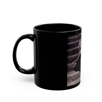 Anita Ekberg #304 (Vintage Female Icon) Black Coffee Mug - Go Mug Yourself