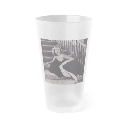 Anita Ekberg #304 (Vintage Female Icon) Frosted Pint Glass 16oz 16oz Frosted - Go Mug Yourself