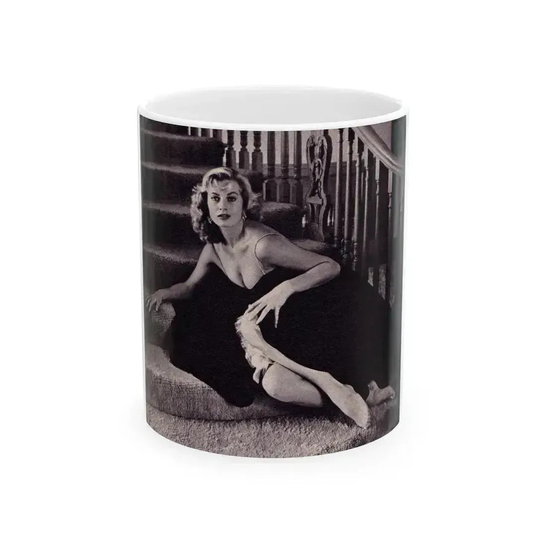 Anita Ekberg #304 (Vintage Female Icon) White Coffee Mug 11oz - Go Mug Yourself