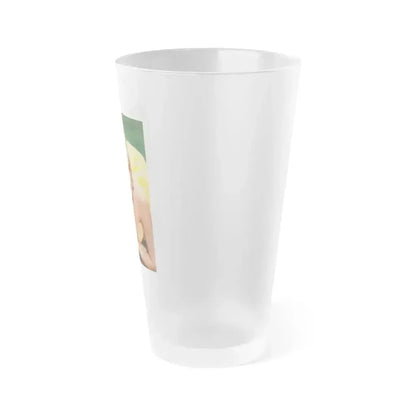 Anita Ekberg #305 (Vintage Female Icon) Frosted Pint Glass 16oz - Go Mug Yourself