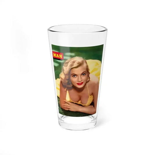 Anita Ekberg #305 (Vintage Female Icon) Pint Glass 16oz 16oz - Go Mug Yourself