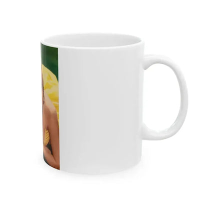 Anita Ekberg #305 (Vintage Female Icon) White Coffee Mug - Go Mug Yourself