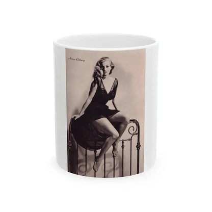 Anita Ekberg #306 (Vintage Female Icon) White Coffee Mug 11oz - Go Mug Yourself