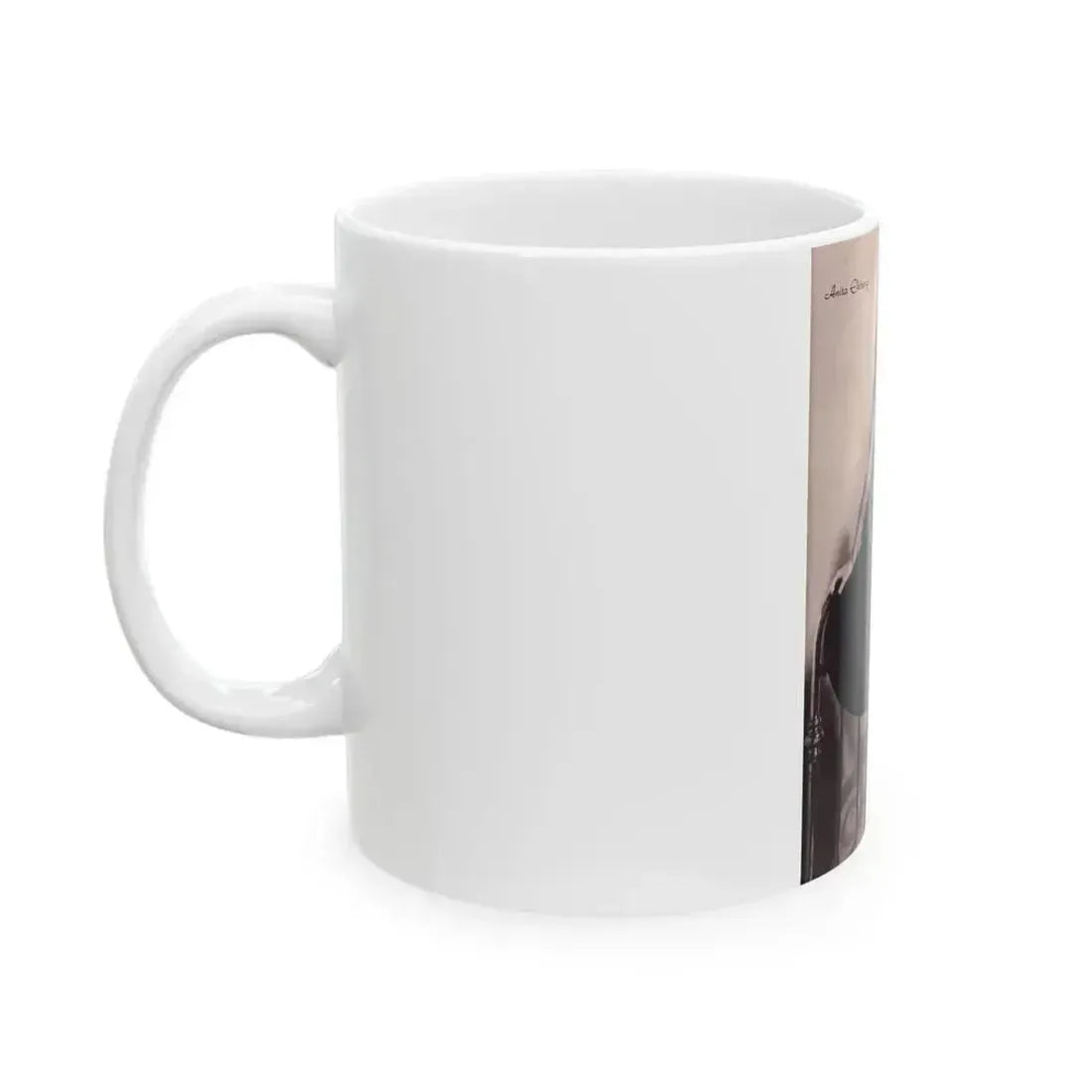 Anita Ekberg #306 (Vintage Female Icon) White Coffee Mug - Go Mug Yourself