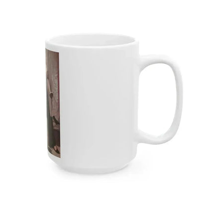 Anita Ekberg #308 Femme Fatales Magazine August '98 - Bernard Of Hollywood Vintage Glamour Pin-Ups 15th Page (Vintage Female Icon) White Coffee Mug - Go Mug Yourself