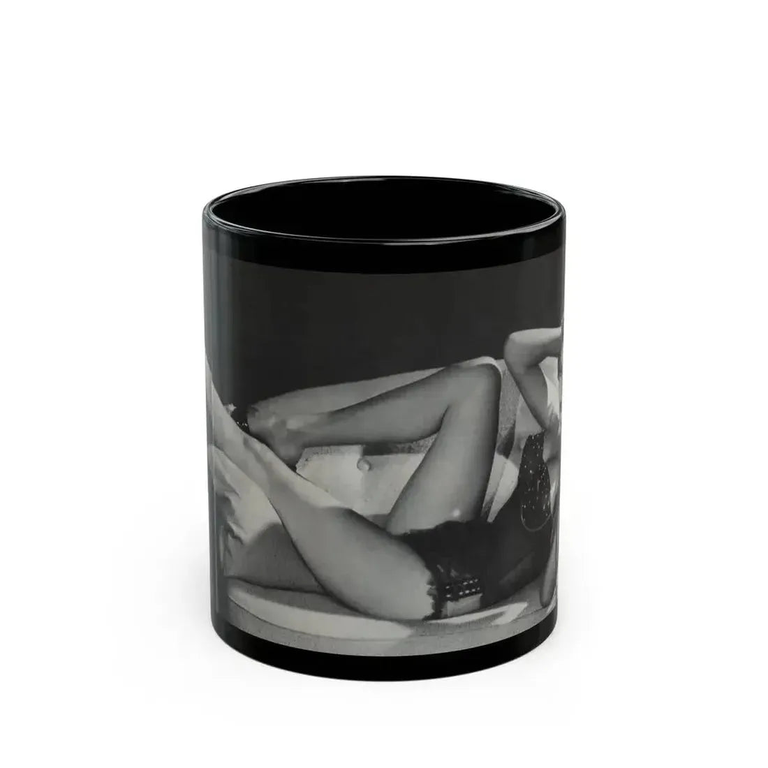 Anita Ekberg #309 - Femme Fatales Mag. Aug. '98 Photo (Vintage Female Icon) Black Coffee Mug 11oz - Go Mug Yourself