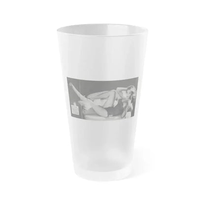 Anita Ekberg #309 - Femme Fatales Mag. Aug. '98 Photo (Vintage Female Icon) Frosted Pint Glass 16oz 16oz Frosted - Go Mug Yourself