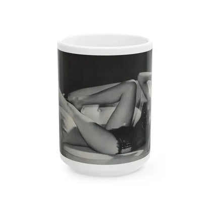 Anita Ekberg #309 - Femme Fatales Mag. Aug. '98 Photo (Vintage Female Icon) White Coffee Mug 15oz - Go Mug Yourself