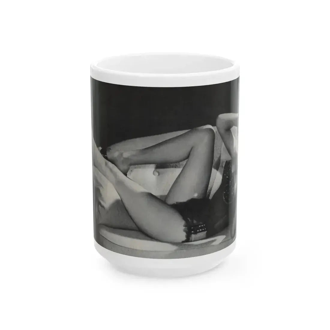 Anita Ekberg #309 - Femme Fatales Mag. Aug. '98 Photo (Vintage Female Icon) White Coffee Mug 15oz - Go Mug Yourself