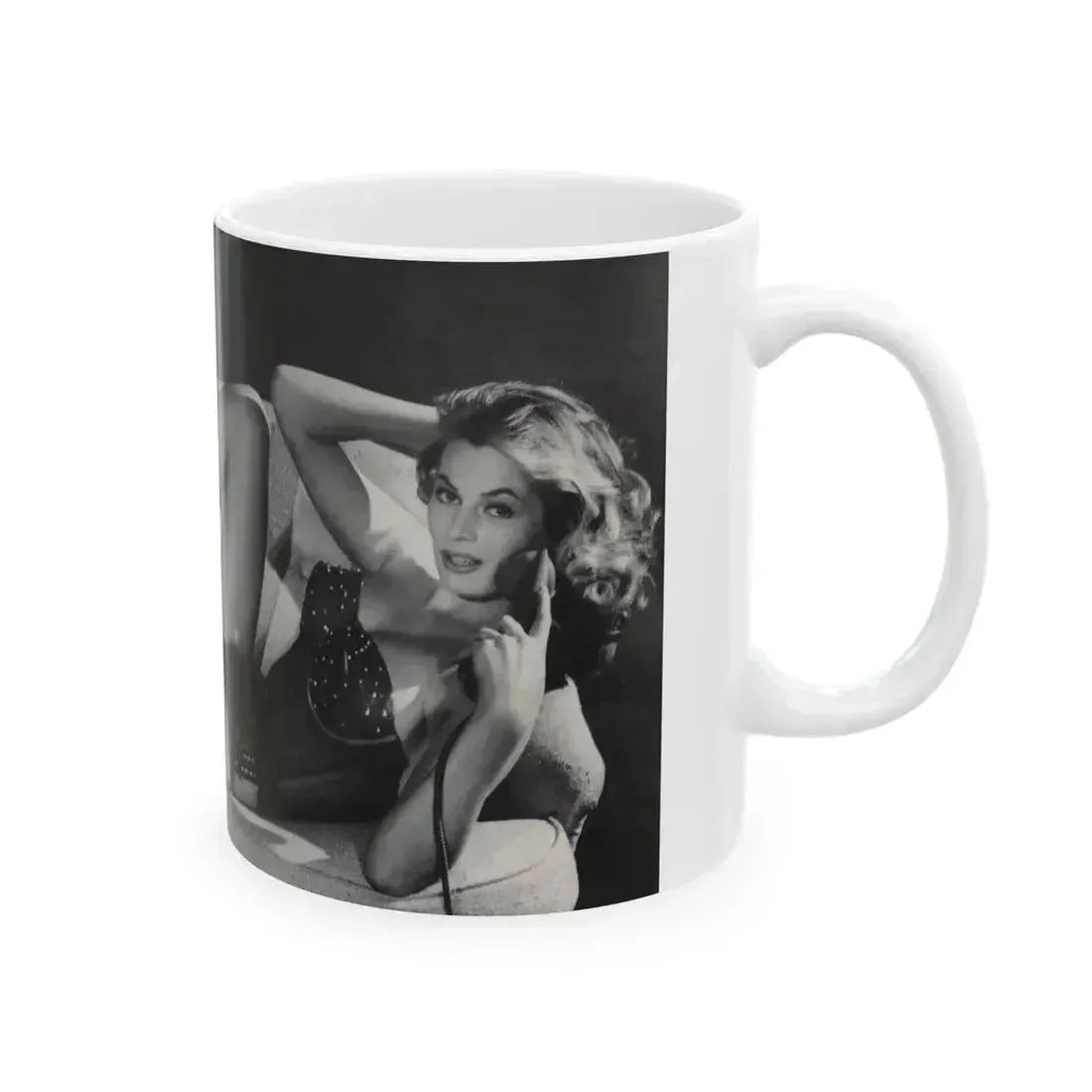 Anita Ekberg #309 - Femme Fatales Mag. Aug. '98 Photo (Vintage Female Icon) White Coffee Mug - Go Mug Yourself