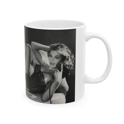 Anita Ekberg #309 - Femme Fatales Mag. Aug. '98 Photo (Vintage Female Icon) White Coffee Mug - Go Mug Yourself