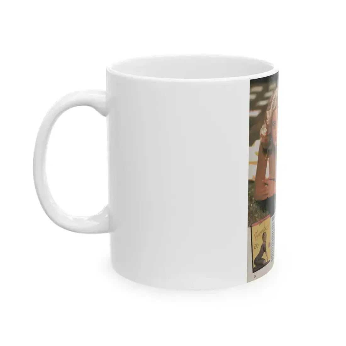 Anita Ekberg #310 - Femme Fatales Magazine August '98 - Bernard Of Hollywood Vintage Glamour Pin-Ups 18th Page (Vintage Female Icon) White Coffee Mug - Go Mug Yourself