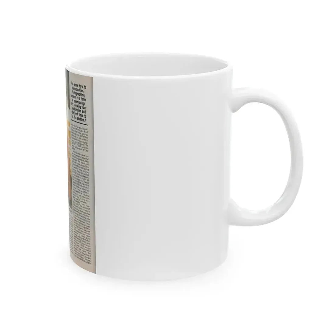 Anita Ekberg #310 - Femme Fatales Magazine August '98 - Bernard Of Hollywood Vintage Glamour Pin-Ups 18th Page (Vintage Female Icon) White Coffee Mug - Go Mug Yourself