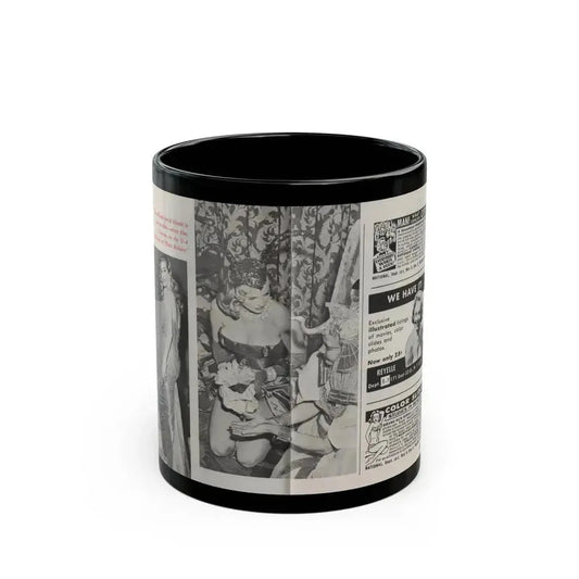 Anita Ekberg #312 - Pose! Pocket Mag. July '58 Photos (Vintage Female Icon) Black Coffee Mug 11oz - Go Mug Yourself