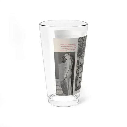 Anita Ekberg #312 - Pose! Pocket Mag. July '58 Photos (Vintage Female Icon) Pint Glass 16oz - Go Mug Yourself