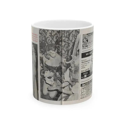 Anita Ekberg #312 - Pose! Pocket Mag. July '58 Photos (Vintage Female Icon) White Coffee Mug 11oz - Go Mug Yourself