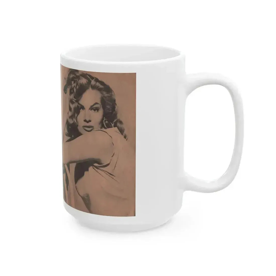 Anita Ekberg #313 - Pocket Pin-Ups Mag. '56 Photos (Vintage Female Icon) White Coffee Mug - Go Mug Yourself