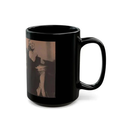 Anita Ekberg #314 - Pocket Pin-Ups Mag. '56 Photos (Vintage Female Icon) Black Coffee Mug - Go Mug Yourself