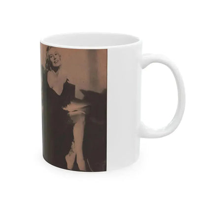 Anita Ekberg #314 - Pocket Pin-Ups Mag. '56 Photos (Vintage Female Icon) White Coffee Mug - Go Mug Yourself