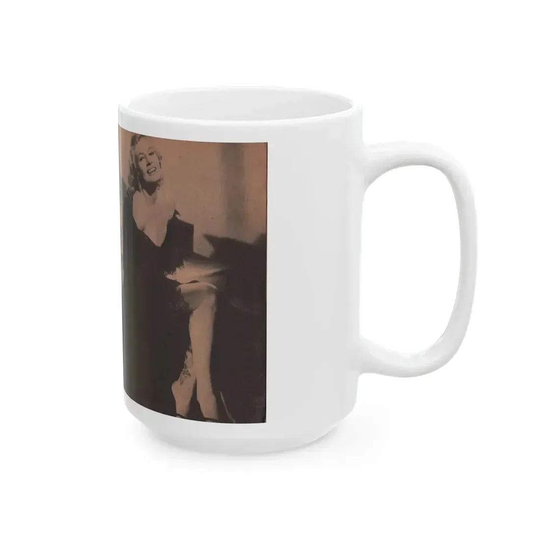 Anita Ekberg #314 - Pocket Pin-Ups Mag. '56 Photos (Vintage Female Icon) White Coffee Mug - Go Mug Yourself