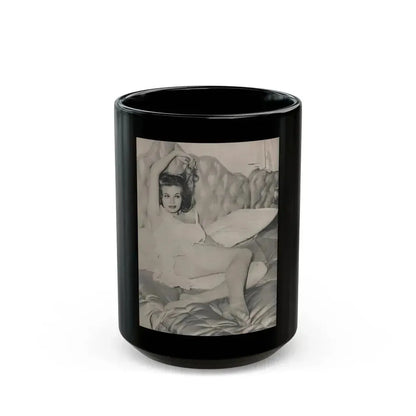 Anita Ekberg #315 - Earl Wilson's Showgirls '56 - Mag. Photo (Vintage Female Icon) Black Coffee Mug 15oz - Go Mug Yourself