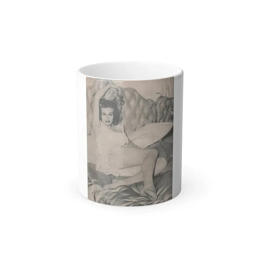 Anita Ekberg #315 - Earl Wilson's Showgirls '56 - Mag. Photo (Vintage Female Icon) Color Changing Coffee Mug 11oz - Go Mug Yourself