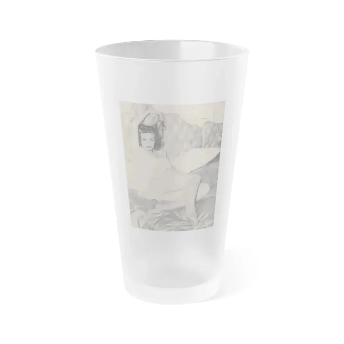 Anita Ekberg #315 - Earl Wilson's Showgirls '56 - Mag. Photo (Vintage Female Icon) Frosted Pint Glass 16oz 16oz Frosted - Go Mug Yourself