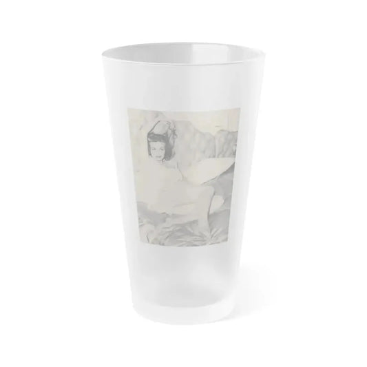 Anita Ekberg #315 - Earl Wilson's Showgirls '56 - Mag. Photo (Vintage Female Icon) Frosted Pint Glass 16oz 16oz Frosted - Go Mug Yourself