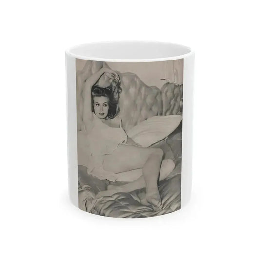 Anita Ekberg #315 - Earl Wilson's Showgirls '56 - Mag. Photo (Vintage Female Icon) White Coffee Mug 11oz - Go Mug Yourself