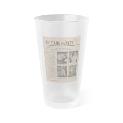 Anita Ekberg #316 - Earl Wilson's Showgirls '56 - Mag. Photo (Vintage Female Icon) Frosted Pint Glass 16oz 16oz Frosted - Go Mug Yourself