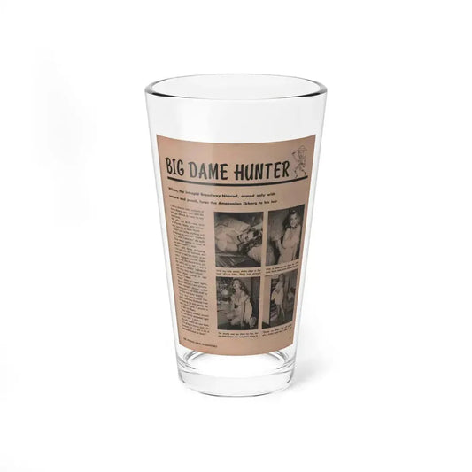 Anita Ekberg #316 - Earl Wilson's Showgirls '56 - Mag. Photo (Vintage Female Icon) Pint Glass 16oz 16oz - Go Mug Yourself