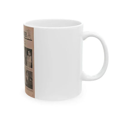Anita Ekberg #316 - Earl Wilson's Showgirls '56 - Mag. Photo (Vintage Female Icon) White Coffee Mug - Go Mug Yourself