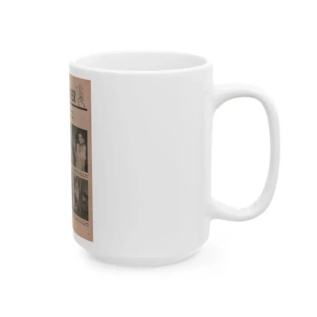 Anita Ekberg #316 - Earl Wilson's Showgirls '56 - Mag. Photo (Vintage Female Icon) White Coffee Mug - Go Mug Yourself