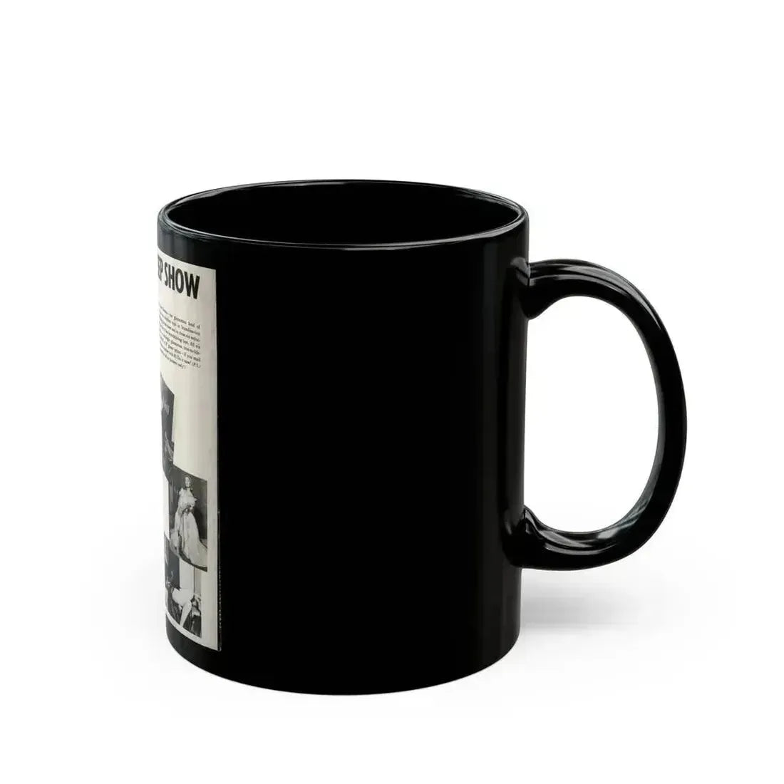 Anita Ekberg #321 - Order Anita Ekberg 6 8x10 Glossy Photos & Coupon (Vintage Female Icon) Black Coffee Mug - Go Mug Yourself