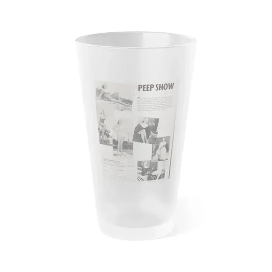 Anita Ekberg #321 - Order Anita Ekberg 6 8x10 Glossy Photos & Coupon (Vintage Female Icon) Frosted Pint Glass 16oz 16oz Frosted - Go Mug Yourself