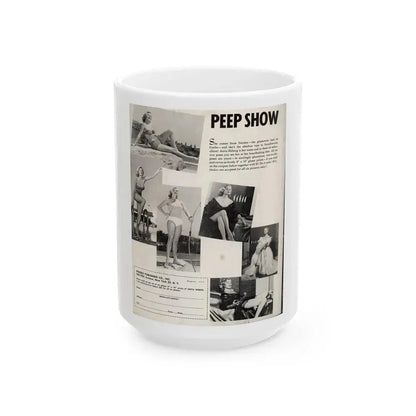 Anita Ekberg #321 - Order Anita Ekberg 6 8x10 Glossy Photos & Coupon (Vintage Female Icon) White Coffee Mug 15oz - Go Mug Yourself