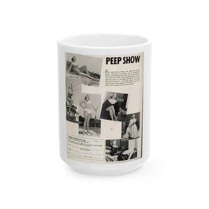 Anita Ekberg #321 - Order Anita Ekberg 6 8x10 Glossy Photos & Coupon (Vintage Female Icon) White Coffee Mug 15oz - Go Mug Yourself