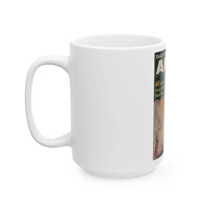 Anita Ekberg #324 - That Girl Anita Pocket Mag. '55 (Vintage Female Icon) White Coffee Mug - Go Mug Yourself