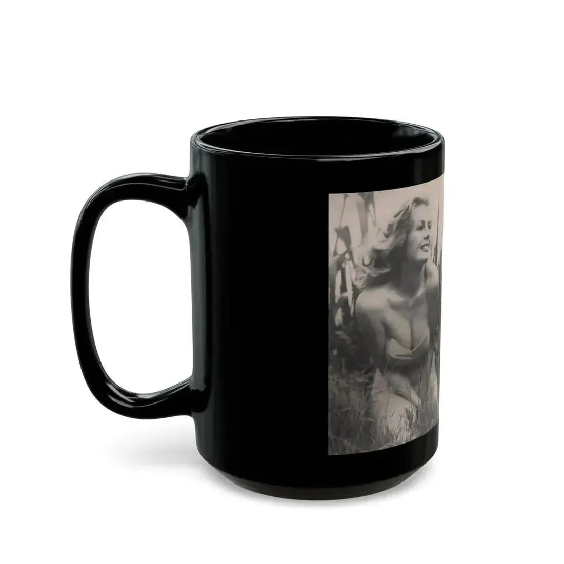 Anita Ekberg #325 - That Girl Anita Pocket Mag. '55 (Vintage Female Icon) Black Coffee Mug - Go Mug Yourself