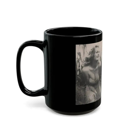 Anita Ekberg #325 - That Girl Anita Pocket Mag. '55 (Vintage Female Icon) Black Coffee Mug - Go Mug Yourself