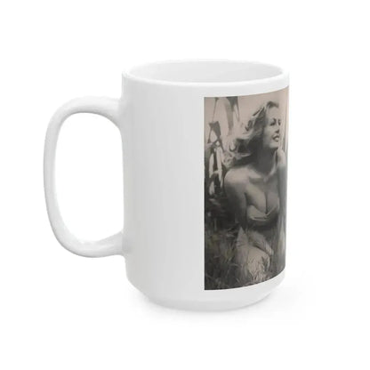 Anita Ekberg #325 - That Girl Anita Pocket Mag. '55 (Vintage Female Icon) White Coffee Mug - Go Mug Yourself