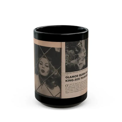 Anita Ekberg #326 - That Girl Anita Pocket Mag. '55 (Vintage Female Icon) Black Coffee Mug 15oz - Go Mug Yourself
