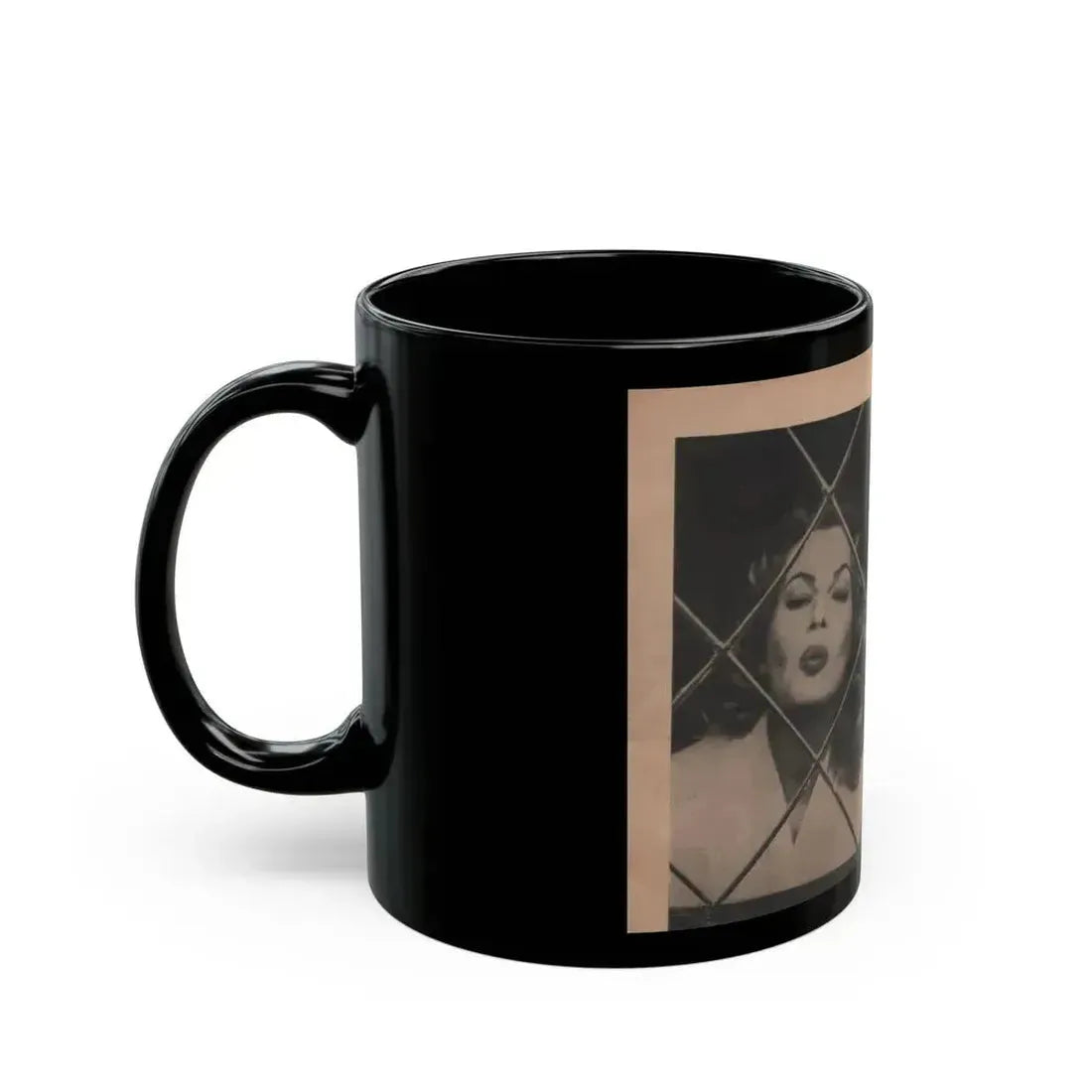 Anita Ekberg #326 - That Girl Anita Pocket Mag. '55 (Vintage Female Icon) Black Coffee Mug - Go Mug Yourself