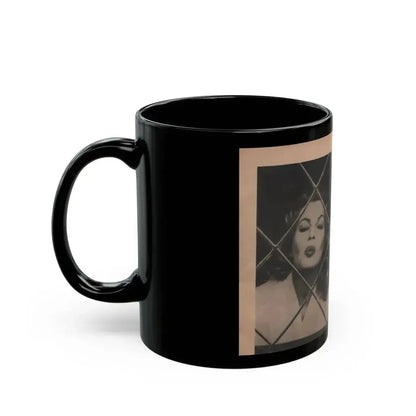 Anita Ekberg #326 - That Girl Anita Pocket Mag. '55 (Vintage Female Icon) Black Coffee Mug - Go Mug Yourself
